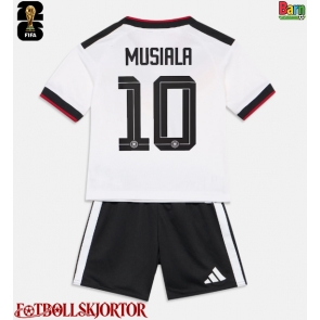 Tyskland Jamal Musiala #10 Hemmakläder Barn VM 2026 Kortärmad (+ Korta byxor)